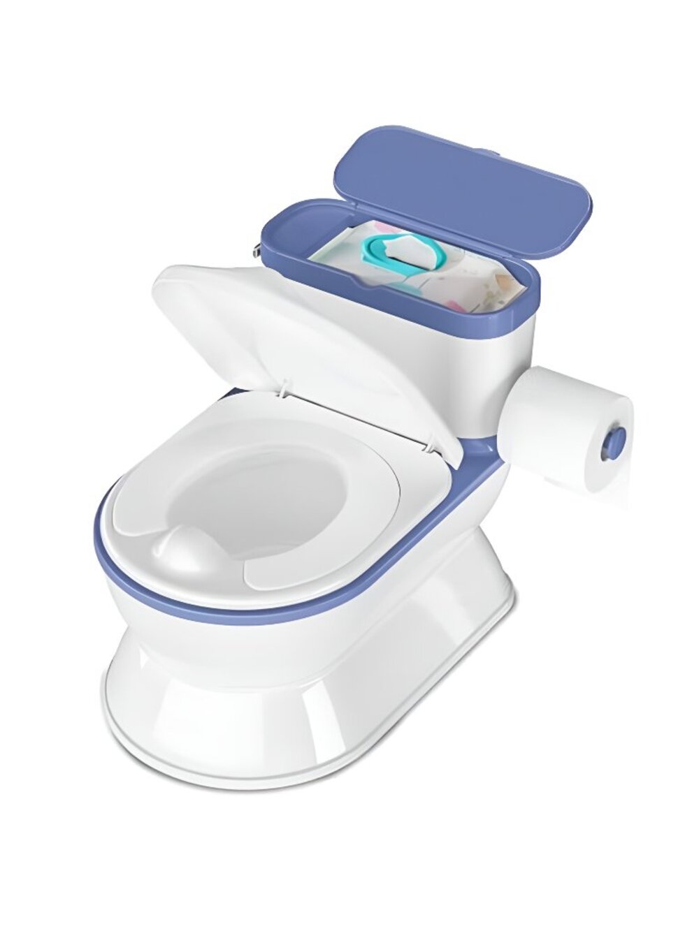 2-in-1 Toddler Potty Training Toilet - Larger Potty Chair & Detachable Training